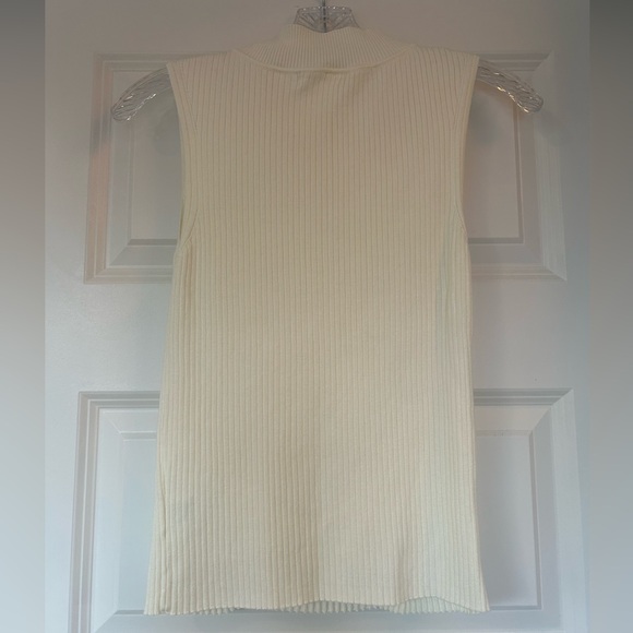 Mod Ref Cream Ribbed Tank Top - Picture 3 of 3